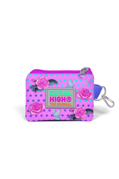 Coral High Kids Pembe Köpek Desenli Bozuk Para Çantası 21879 - 2