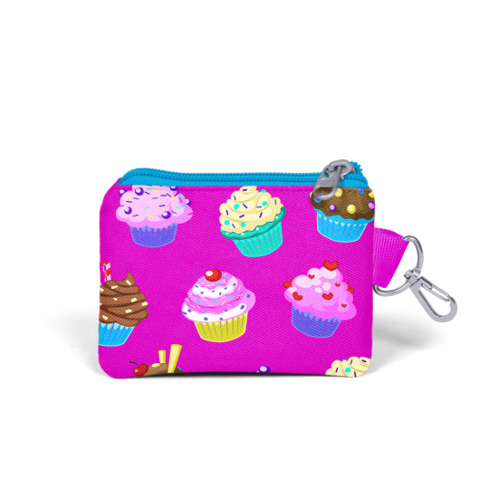 Coral High Kids Lavanta Pembe Cupcake Desenli Bozuk Para Çantası 21700 - 2
