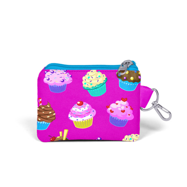 Coral High Kids Lavanta Pembe Cupcake Desenli Bozuk Para Çantası 21700 - 2