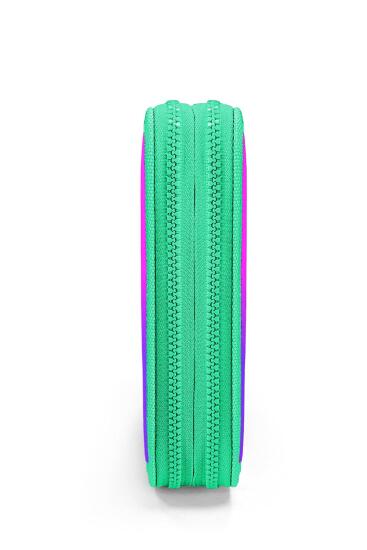 Coral High Kids Pembe Mor Renk Geçişli Çift Katlı Kalem Çanta 11137 - 9