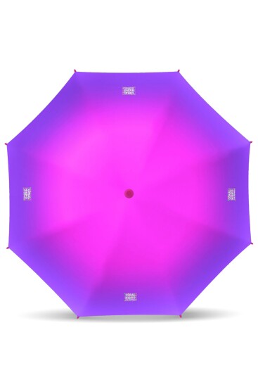 Coral High Kids Pembe Mor Renk Geçişli Çocuk Şemsiyesi 12665 - 2