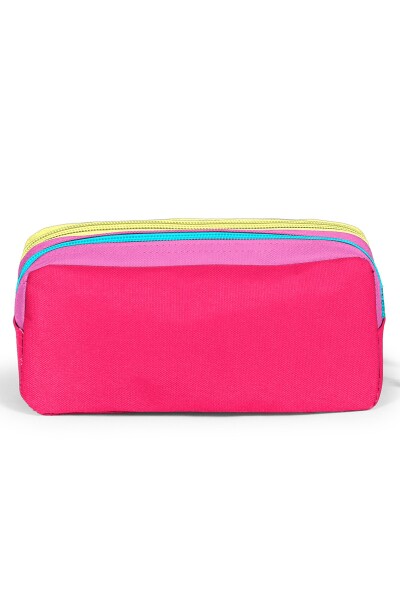 Coral High Kids Pembe Neon Mercan Fashion Girl Desenli 3’lü Okul Çanta Seti SET0123669 - 7