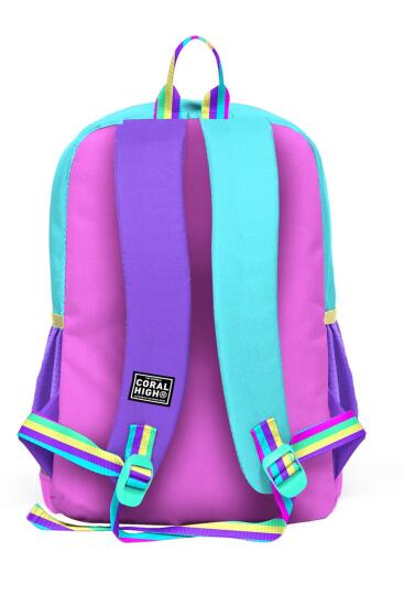 Coral High Kids Pembe Pastel Renkli 3’lü Okul Çanta Seti SET0123759 - 5