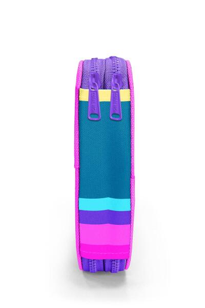 Coral High Kids Pembe Pastel Renkli Çift Katlı Kalem Çanta 11136 - 8