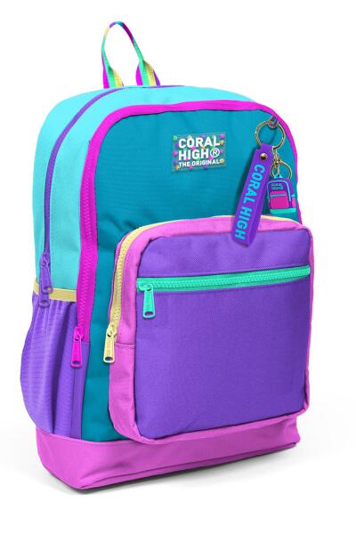 Coral High Kids Pembe Pastel Renkli Okul Sırt Çantası 23759 - 1
