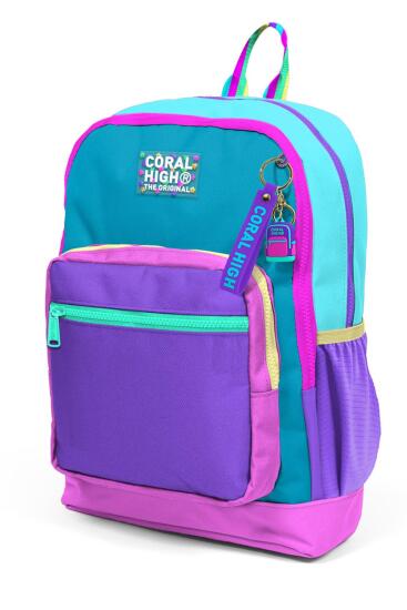 Coral High Kids Pembe Pastel Renkli Okul Sırt Çantası 23759 - 7