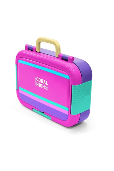 Coral High Kids Pembe Pastel Renkli Paslanmaz Çelik Beslenme Kabı 39315 - 4