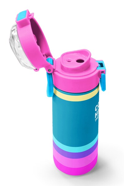 Coral High Kids Pembe Pastel Renkli Pipetli ve Direkt İçim Çelik Termos 500 ml 31960 - 6