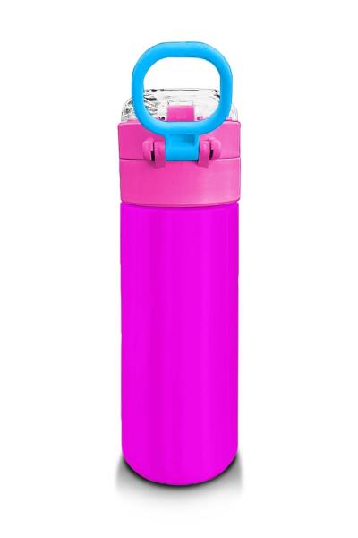 Coral High Kids Pembe Pipetli ve Direkt İçim Çelik Termos 500 ml 31843 - 3