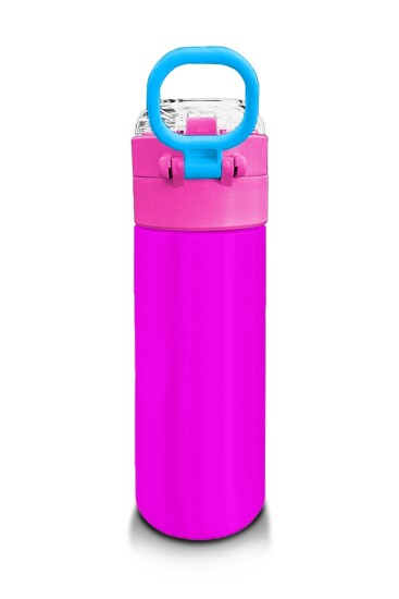 Coral High Kids Pembe Pipetli ve Direkt İçim Çelik Termos 500 ml 31843 - 3