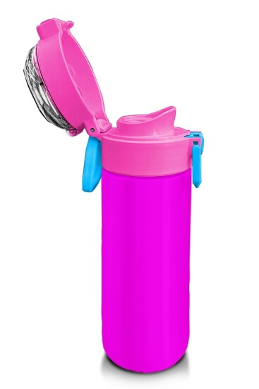 Coral High Kids Pembe Pipetli ve Direkt İçim Çelik Termos 500 ml 31843 - 6