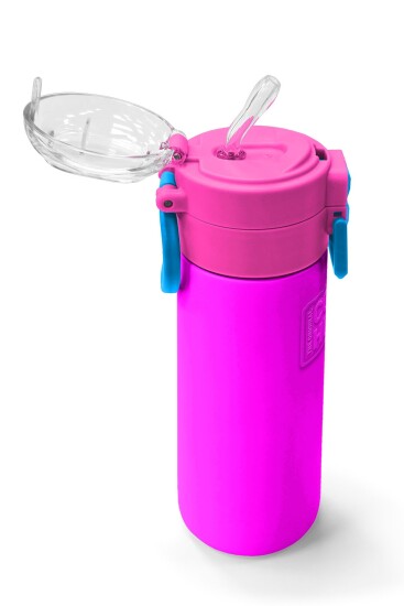 Coral High Kids Pembe Pipetli ve Direkt İçim Çelik Termos 500 ml 31843 - 5