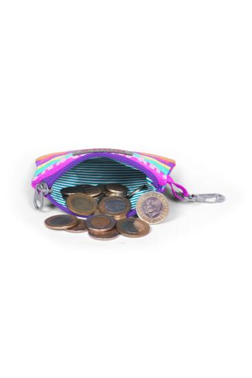 Coral High Kids Pembe Rengarenk Dondurma Desenli Bozuk Para Çantası 21831 - 4