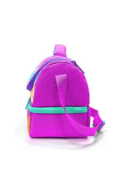 Coral High Kids Pembe Rengarenk Dondurma Desenli Thermo İki Katlı Beslenme Çantası 37211 - 8