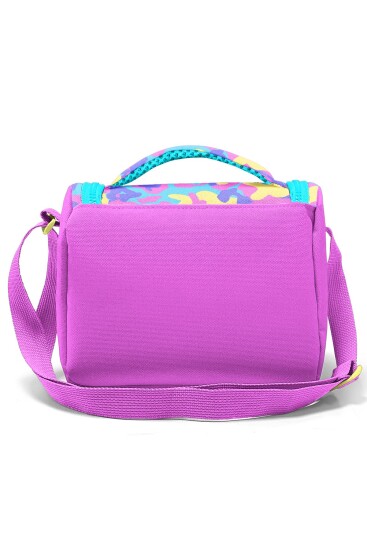 Coral High Kids Pembe Sarı Lavanta Kamuflaj Desenli Thermo Beslenme Çantası 37101 - 3