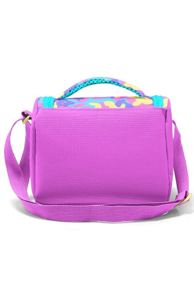 Coral High Kids Pembe Sarı Lavanta Kamuflaj Desenli Thermo Beslenme Çantası 37101 - 3
