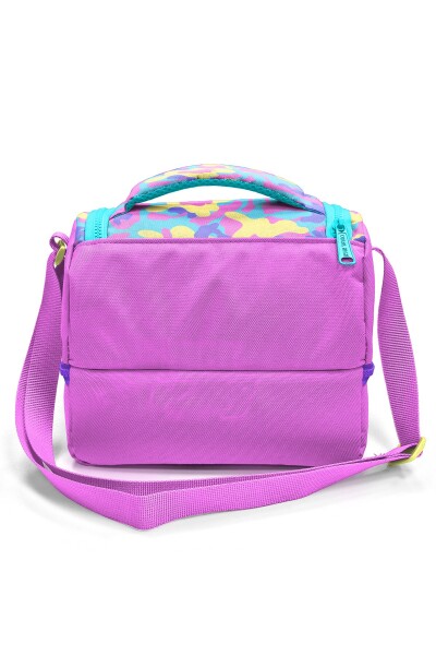 Coral High Kids Pembe Sarı Lavanta Kamuflaj Desenli Thermo İki Katlı Beslenme Çantası 37201 - 8