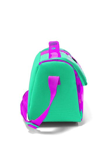 Coral High Kids Pembe Su Yeşili Kedi Desenli Thermo Beslenme Çantası 11854 - 2
