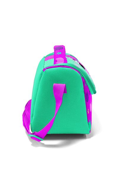 Coral High Kids Pembe Su Yeşili Kedi Desenli Thermo Beslenme Çantası 11854 - 2