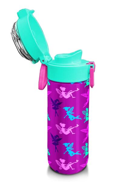 Coral High Kids Pembe Su Yeşili Peri Desenli Pipetli ve Direkt İçim Çelik Termos 500 ml 31900 - 6