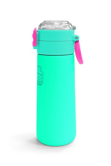Coral High Kids Pembe Su Yeşili Pipetli ve Direkt İçim Çelik Termos 500 ml 31825 - 3