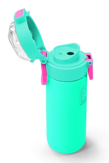 Coral High Kids Pembe Su Yeşili Pipetli ve Direkt İçim Çelik Termos 500 ml 31825 - 6