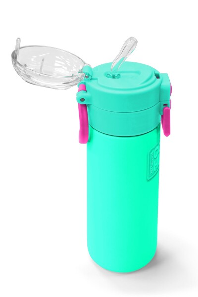 Coral High Kids Pembe Su Yeşili Pipetli ve Direkt İçim Çelik Termos 500 ml 31825 - 5