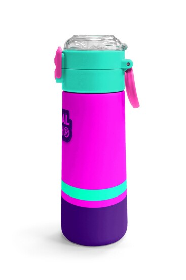 Coral High Kids Pembe Su Yeşili Pipetli ve Direkt İçim Çelik Termos 500 ml 31829 - 3