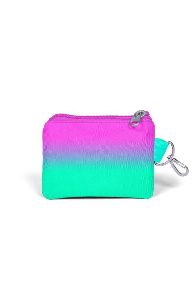 Coral High Kids Pembe Su Yeşili Renk Geçişli Bozuk Para Çantası 21923 - 2
