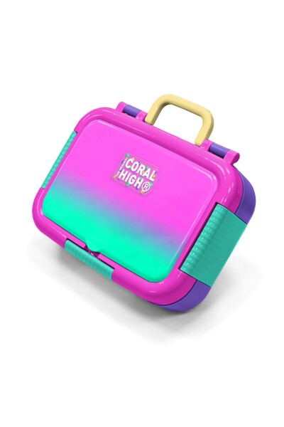 Coral High Kids Pembe Su Yeşili Renk Geçişli Desenli Paslanmaz Çelik Beslenme Kabı 39362 - 1