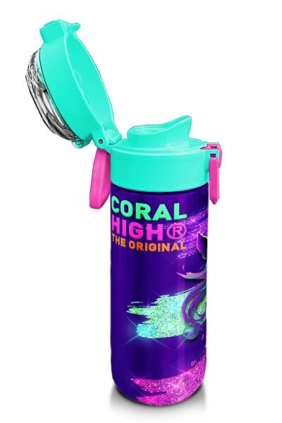Coral High Kids Pembe Su Yeşili Unicorn Desenli Pipetli ve Direkt İçim Çelik Termos 500 ml 31959 - 6