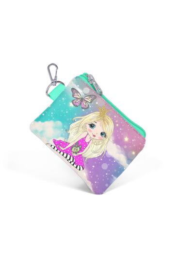 Coral High Kids Pembe Su Yeşili Unicornlu Kız Desenli Bozuk Para Çantası 21833 - 3