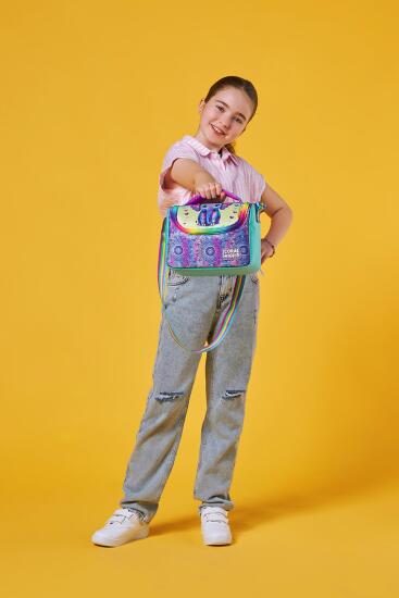 Coral High Kids Pembe Turkuaz Fil Desenli Thermo Beslenme Çantası 11883 - 2