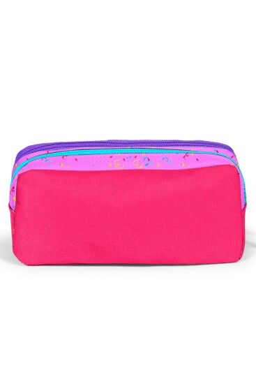 Coral High Kids Pembe Turkuaz K-Pop Desenli 3’lü Okul Çanta Seti SET0114427 - 7