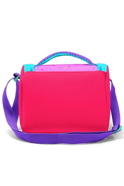 Coral High Kids Pembe Turkuaz K-Pop Desenli Thermo Beslenme Çantası 12788 - 3
