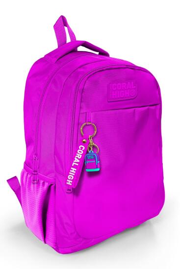 Coral High Kids Pembe Üç Bölmeli Okul Sırt Çantası 14396 