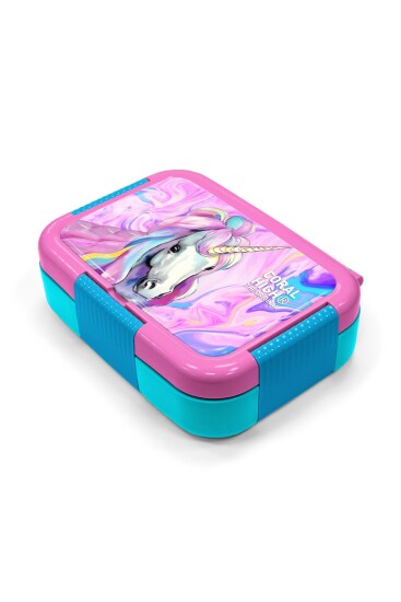 Coral High Kids Pembe Unıcorn Desenli Paslanmaz Çelik Beslenme Kabı 39168 - 2