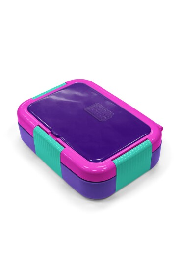 Coral High Kids Mor Pembe Desenli Paslanmaz Çelik Beslenme Kabı 39350 - 2