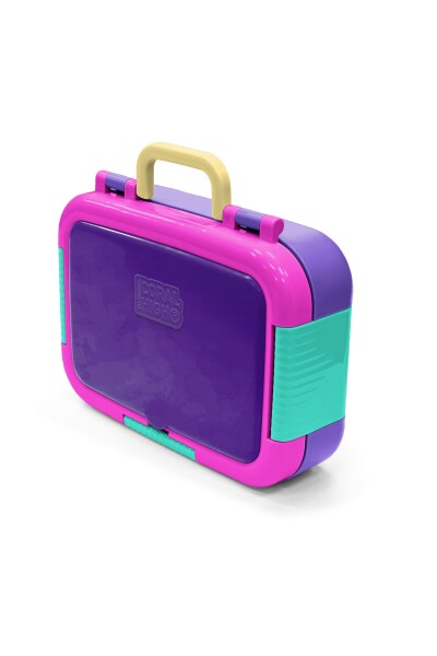 Coral High Kids Mor Pembe Desenli Paslanmaz Çelik Beslenme Kabı 39350 - 4