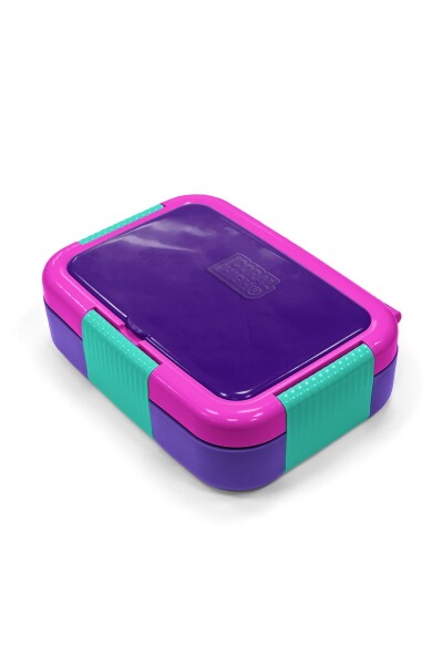 Coral High Kids Mor Pembe Desenli Paslanmaz Çelik Beslenme Kabı 39350 - 2