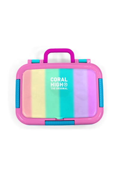 Coral High Kids Renk Geçişli Desenli Paslanmaz Çelik Beslenme Kabı 39164 - 5