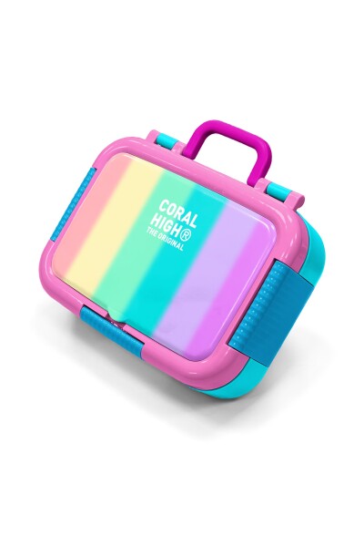 Coral High Kids Renk Geçişli Desenli Paslanmaz Çelik Beslenme Kabı 39164 - 1