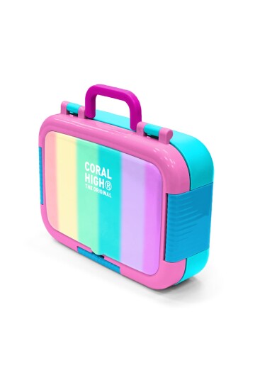 Coral High Kids Renk Geçişli Desenli Paslanmaz Çelik Beslenme Kabı 39164 - 4