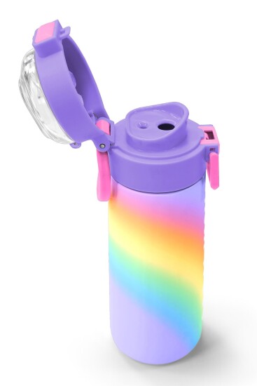 Coral High Kids Renk Geçişli Desenli Pipetli ve Direkt İçim Çelik Termos 500 ml 31863 - 6