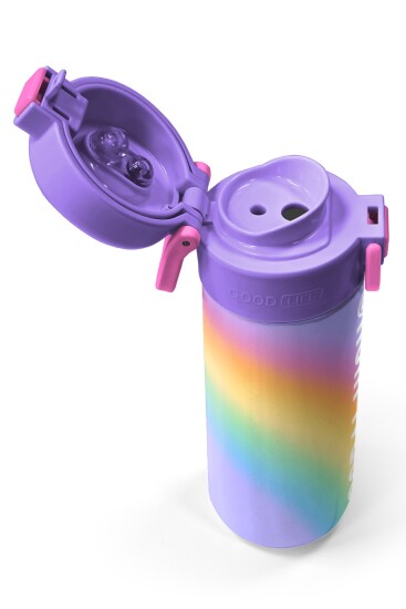 Coral High Kids Renk Geçişli Desenli Pipetli ve Direkt İçim Çelik Termos 500 ml 31863 - 3