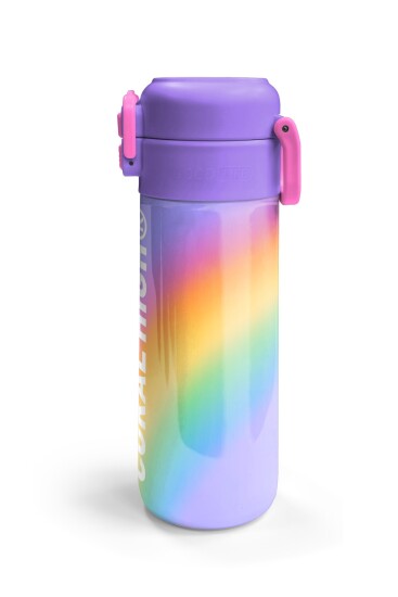 Coral High Kids Renk Geçişli Desenli Pipetli ve Direkt İçim Çelik Termos 500 ml 31863 - 6