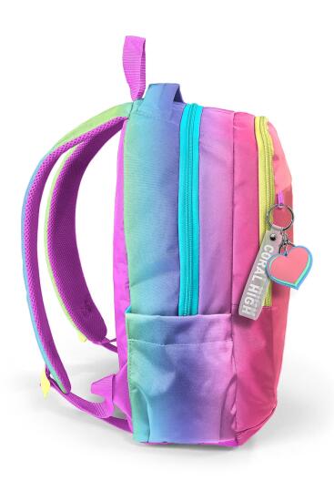 Coral High Kids Renk Geçişli Desenli Üç Bölmeli Okul Sırt Çantası 23668 - 4