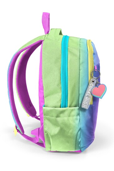 Coral High Kids Renk Geçişli Desenli Üç Bölmeli Okul Sırt Çantası 23668 - 4
