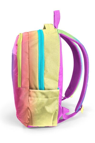 Coral High Kids Renk Geçişli Desenli Üç Bölmeli Okul Sırt Çantası 23668 - 7