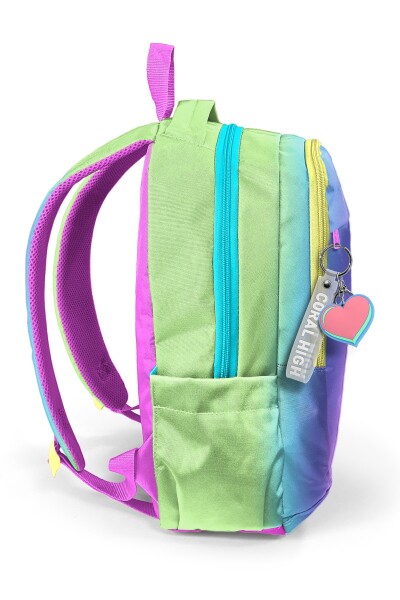 Coral High Kids Renk Geçişli Desenli Üç Bölmeli Okul Sırt Çantası 23668 - 4